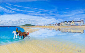 Dominique JOUSSET - La plage aux mille reflets